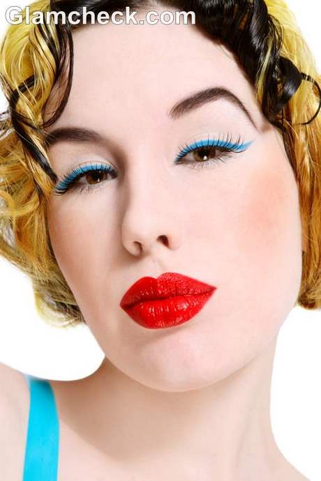 50s-inspired-makeup-tutorial-04_2 50 ' s geÃ nspireerde make-up tutorial