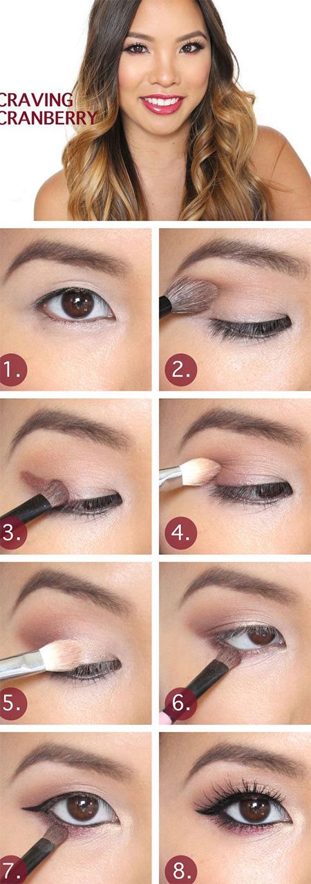 Aziatische make-up tutorial ogen