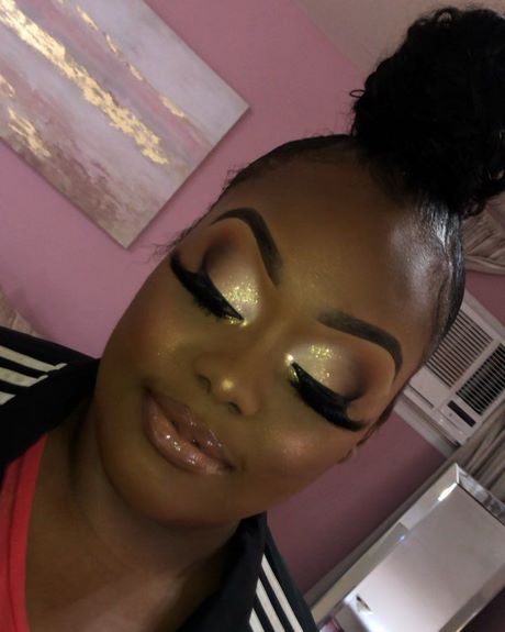 black-and-gold-makeup-tutorial-for-black-women-98_3 Zwart en goud make - up tutorial voor zwarte vrouwen