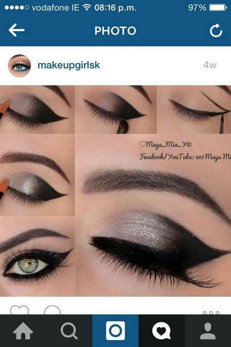 black-and-silver-arabic-eye-makeup-tutorial-60_2 Zwart en zilver Arabisch oog make-up tutorial