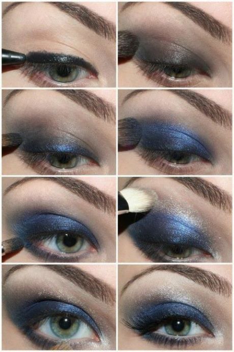 black-eyeshadow-makeup-tutorial-for-blue-eyes-15_16 Zwarte oogschaduw make - up tutorial voor blauwe ogen