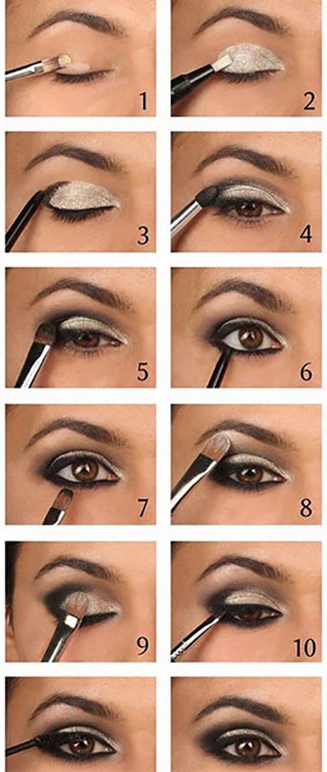 black-silver-smokey-eye-makeup-tutorial-23_14 Zwart Zilver smokey eye make-up tutorial