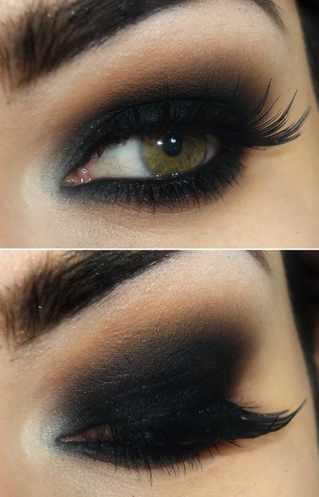 black-smokey-eye-makeup-tutorial-for-beginners-67_3 Black smokey eye make-up tutorial voor beginners