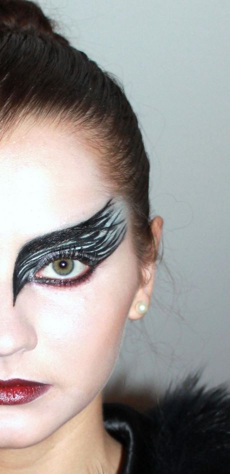 black-swan-inspired-makeup-tutorial-01 Black swan geïnspireerd make-up tutorial