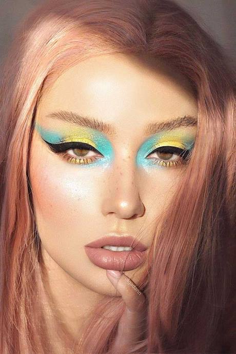 blue-and-yellow-makeup-tutorial-95_14 Blauwe en gele make-up tutorial