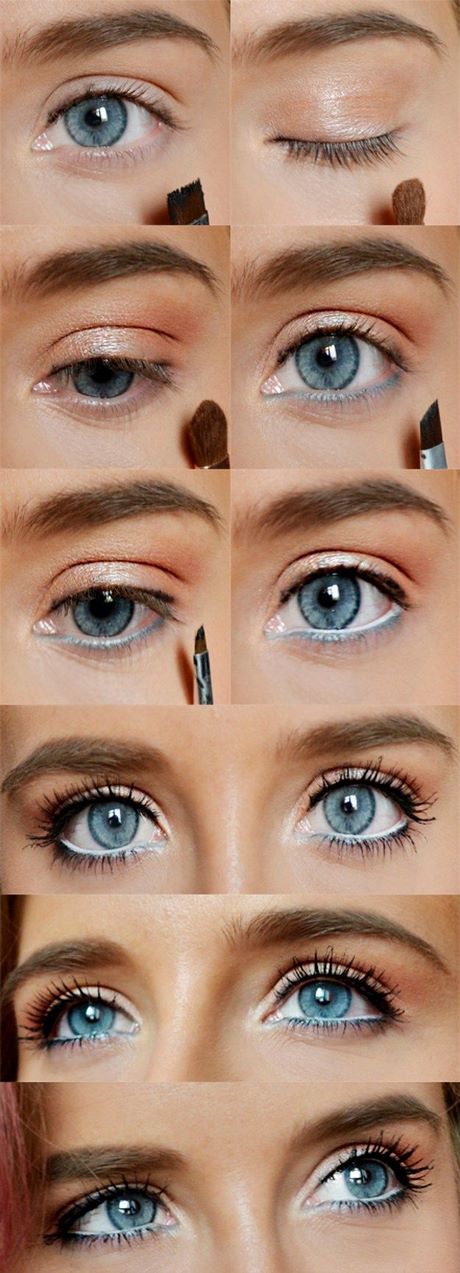 blue-green-eyes-makeup-tutorial-57_14 Blauw groene ogen make-up tutorial