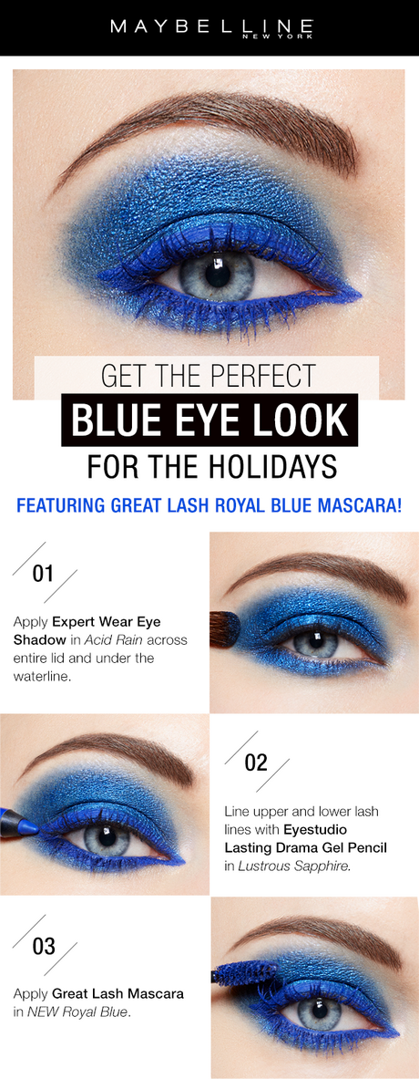 bright-blue-makeup-tutorial-82 Bright blue make-up tutorial