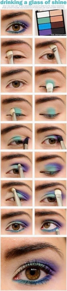 bright-blue-makeup-tutorial-82_15 Bright blue make-up tutorial