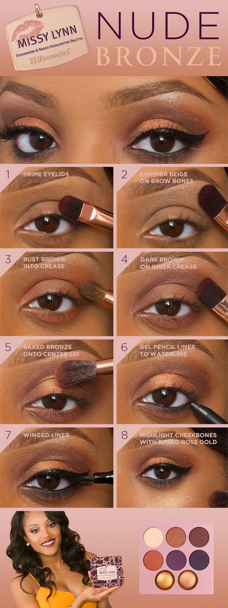 Bruine huid make-up tutorial