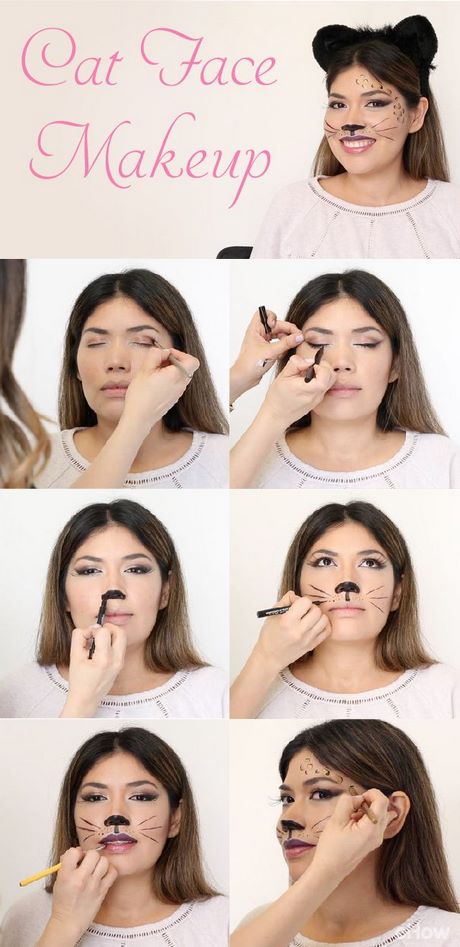 cat-makeup-and-hair-tutorial-09_17 Kat make-up en haar tutorial