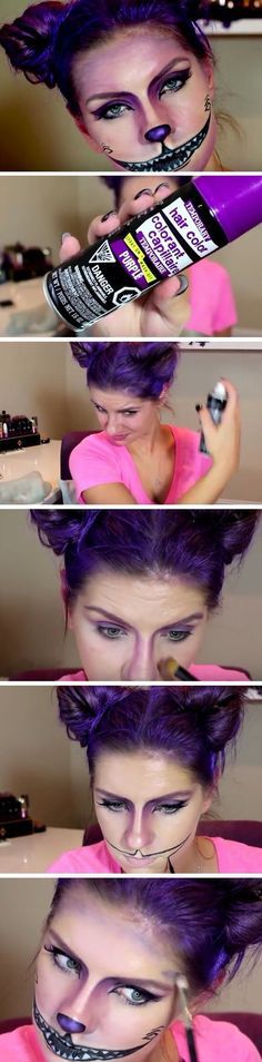 cat-makeup-and-hair-tutorial-09_3 Kat make-up en haar tutorial