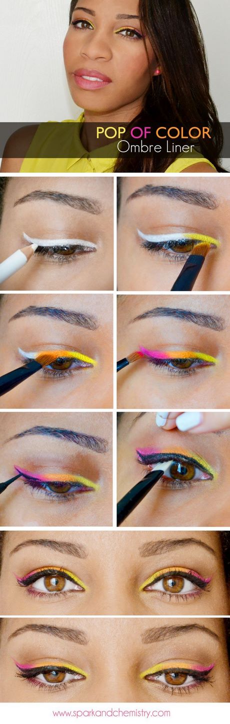 color-eyeliner-makeup-tutorial-70_12 Kleur eyeliner make-up tutorial