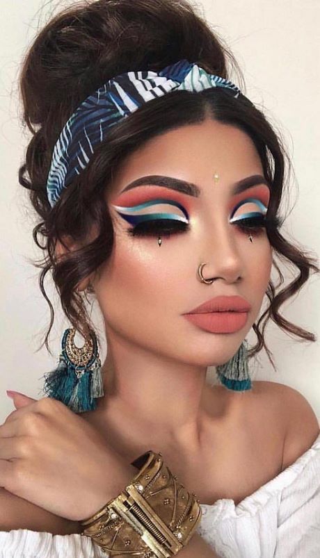 colorful-arabic-makeup-tutorial-14_10 Kleurrijke Arabische make-up tutorial