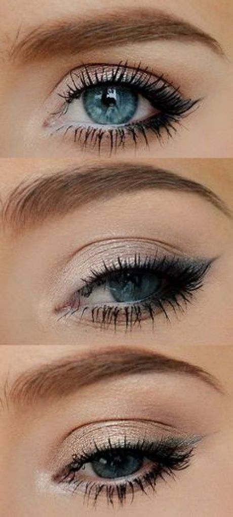 cool-makeup-tutorial-for-blue-eyes-38_13 Coole make - up tutorial voor blauwe ogen