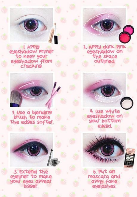 cute-pink-eye-makeup-tutorial-36_15 Leuke roze oog make-up tutorial