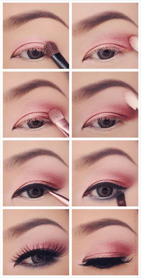 cute-pink-eye-makeup-tutorial-36_6 Leuke roze oog make-up tutorial