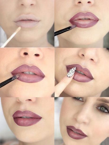 dark-lips-makeup-tutorial-29_6 Dark lips make-up tutorial