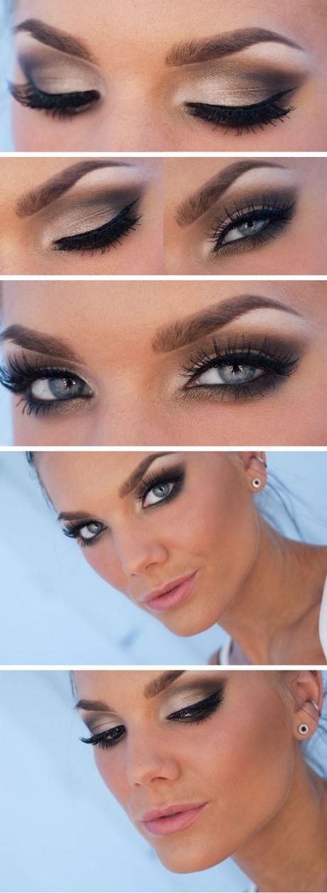 dark-makeup-tutorial-for-blue-eyes-01_4 Donkere make - up tutorial voor blauwe ogen