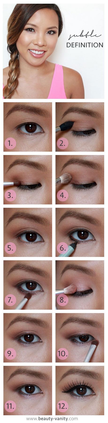 Dag make-up tutorial Aziatisch