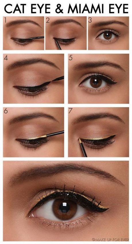 double-cat-eye-makeup-tutorial-14_5 Dubbele kat oog make-up tutorial
