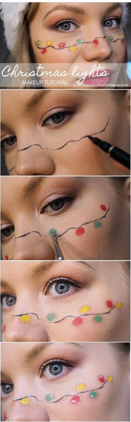 easy-christmas-makeup-tutorial-84_17 Easy christmas make-up tutorial