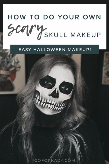 easy-half-sugar-skull-makeup-tutorial-11_11 Gemakkelijk halve suiker schedel make-up tutorial