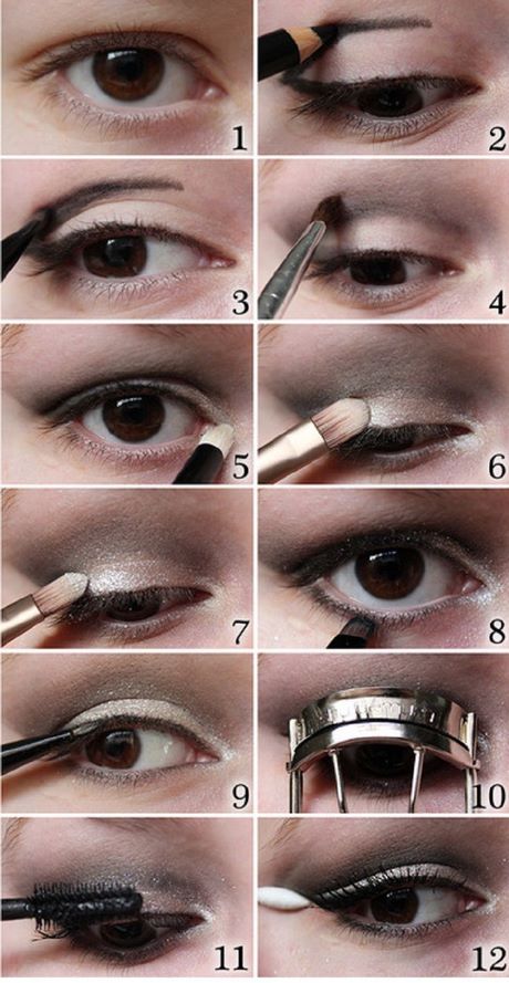 evening-eye-makeup-tutorial-26_5 Avond oog make-up tutorial