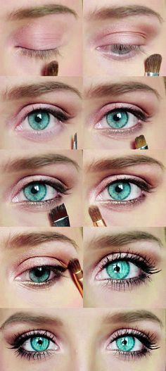 fall-makeup-tutorial-for-blue-eyes-23_12 Val make - up tutorial voor blauwe ogen