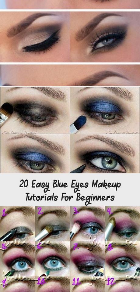 fall-makeup-tutorial-for-blue-eyes-23_13 Val make - up tutorial voor blauwe ogen