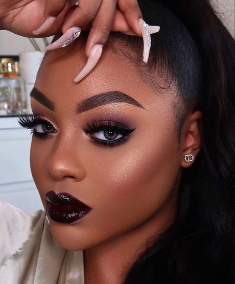 fall-makeup-tutorial-for-dark-skin-24_2 Val make - up tutorial voor donkere huid
