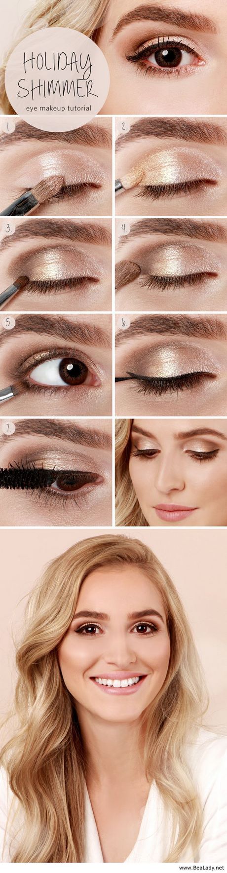 gold-brown-eye-makeup-tutorial-09_11 Gouden bruine oog make-up tutorial