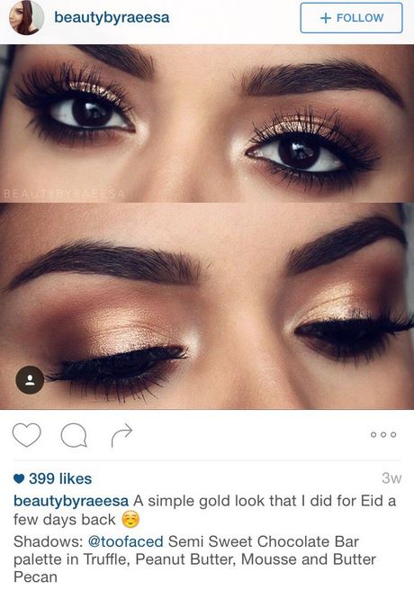 gold-brown-eye-makeup-tutorial-09_12 Gouden bruine oog make-up tutorial