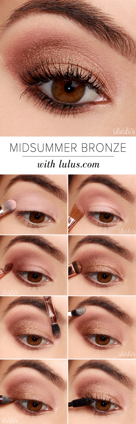 gold-brown-eye-makeup-tutorial-09_5 Gouden bruine oog make-up tutorial