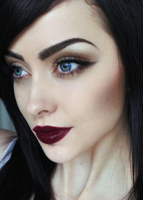 gothic-makeup-tutorial-for-hazel-eyes-98_2 Gothic make - up tutorial voor hazelaar ogen