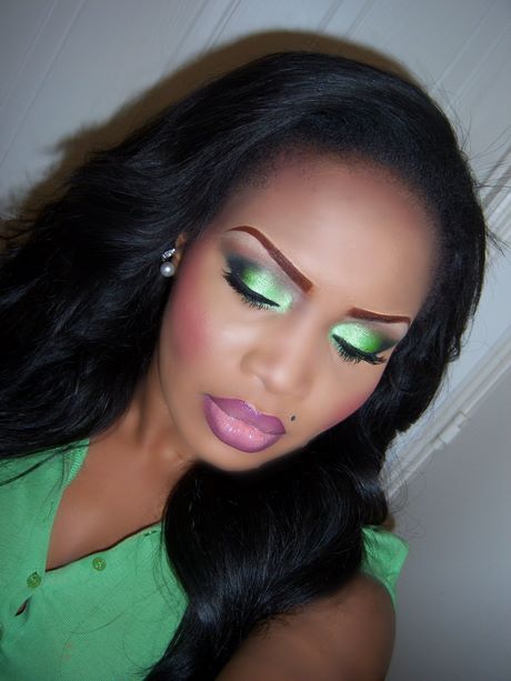 green-face-makeup-tutorial-92_8 Groene gezicht make-up tutorial