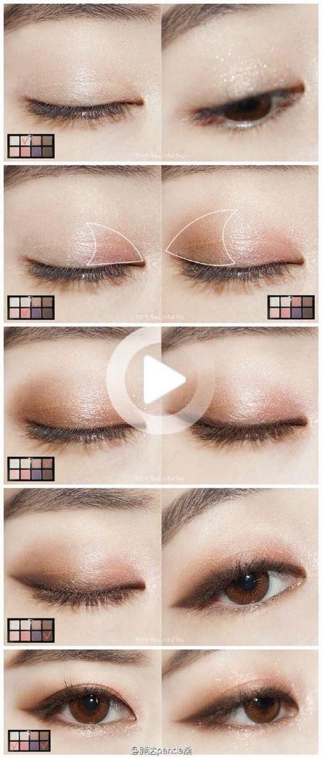 Koreaanse puppy oog make-up tutorial
