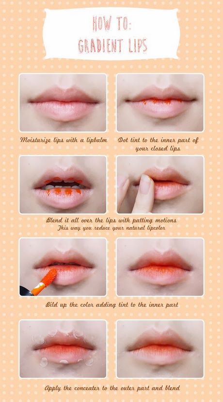 lip-gradient-makeup-tutorial-09_15 Lip gradient make-up tutorial