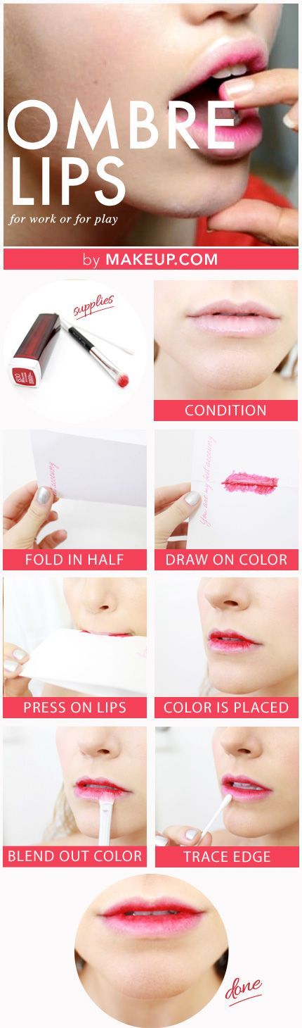 lip-gradient-makeup-tutorial-09_7 Lip gradient make-up tutorial