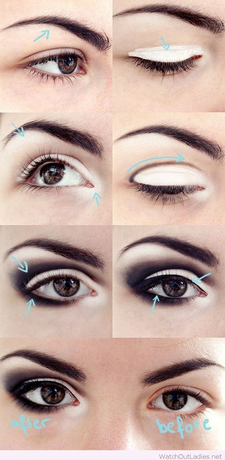 makeup-eyes-black-tutorial-53 Make-up ogen Zwart tutorial
