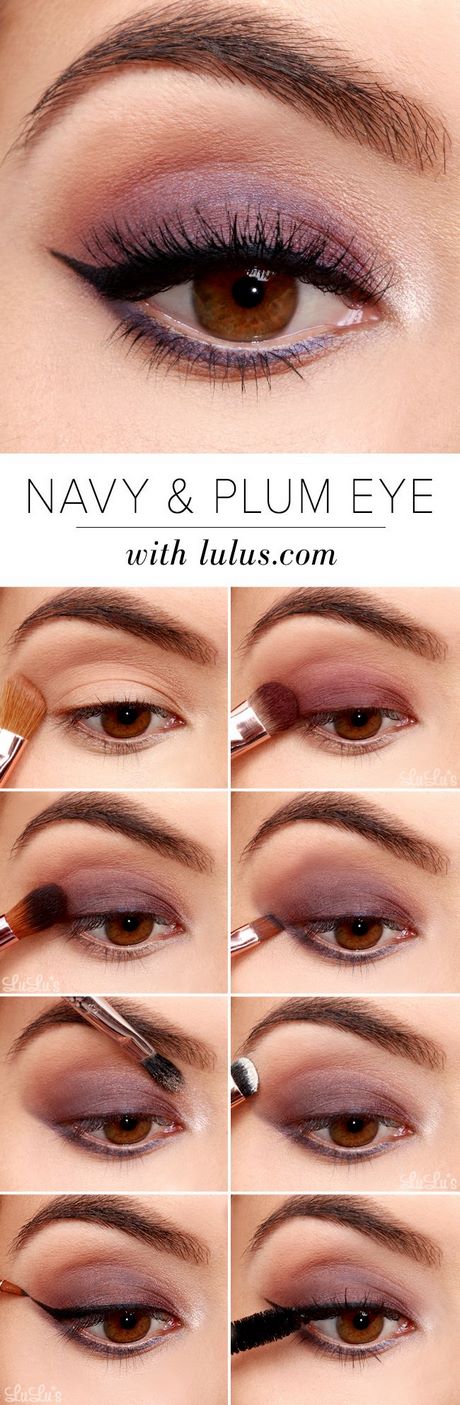 Make - up tutorial voor bruine ogen smokey