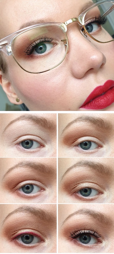 makeup-tutorial-for-brown-eyes-with-glasses-73 Make - up tutorial voor bruine ogen met bril