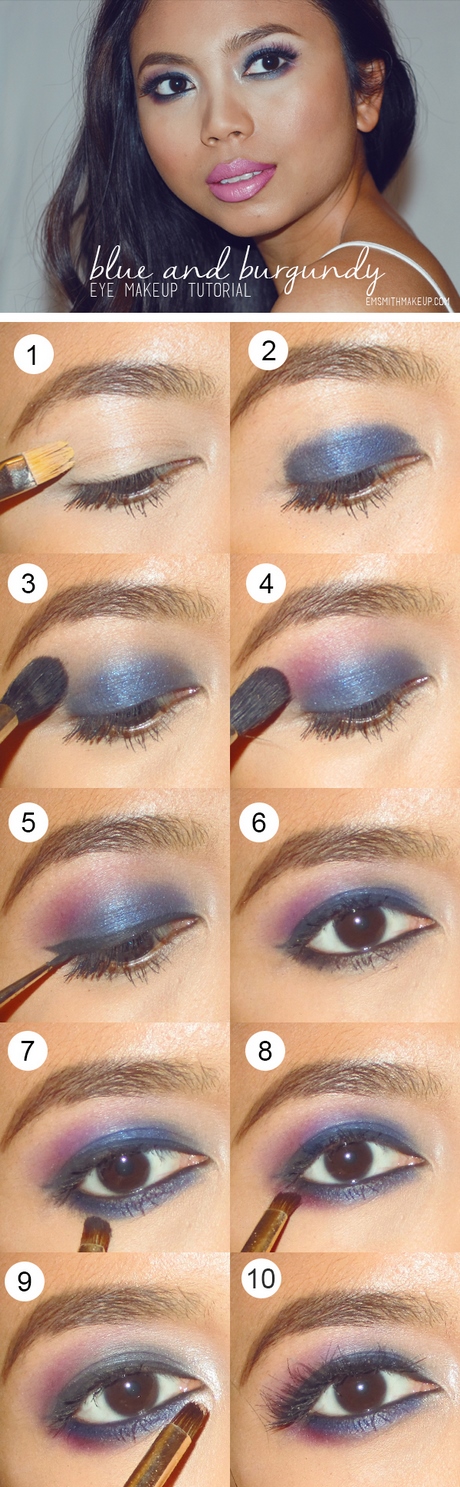 maroon-eye-makeup-tutorial-85_2 Maroon oog make-up tutorial