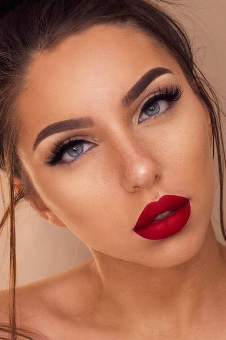 matte-red-lips-makeup-tutorial-54_17 Mat rode lippen make-up tutorial