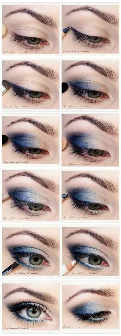 navy-blue-smokey-eye-makeup-tutorial-86_6 Marineblauw smokey eye make-up tutorial
