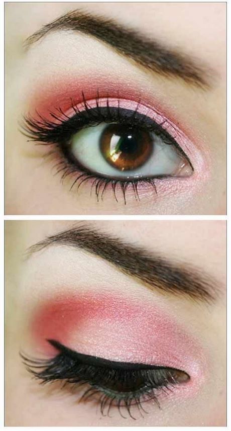 pink-makeup-tutorial-for-brown-eyes-48_7 Roze make - up tutorial voor bruine ogen
