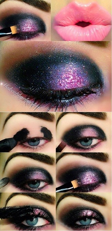 purple-and-pink-makeup-tutorial-96_9 Paarse en roze make-up tutorial