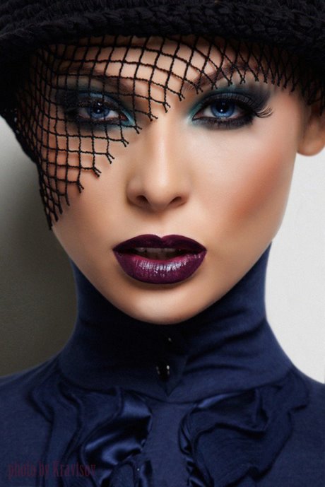 purple-lips-makeup-tutorial-09_12 Paarse lippen make-up tutorial