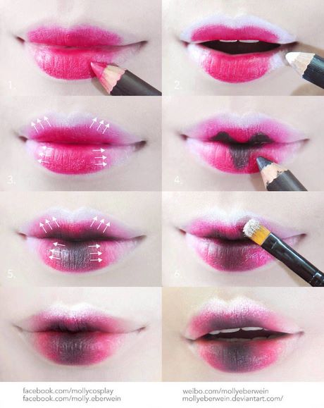 purple-lips-makeup-tutorial-09_4 Paarse lippen make-up tutorial