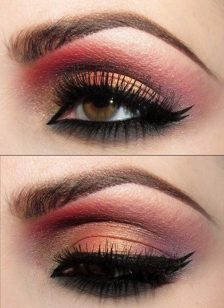 red-and-golden-eye-makeup-tutorial-67_9 Rode en gouden oog make-up tutorial