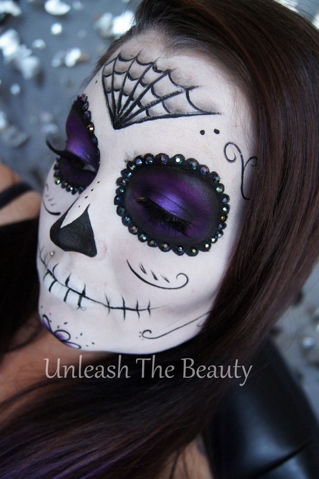 sugar-skull-makeup-tutorial-for-beginners-19_14 Sugar skull make - up tutorial voor beginners